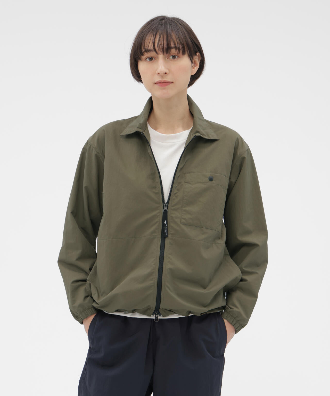 WATER REPELENT NYLON POPLIN SHIRT