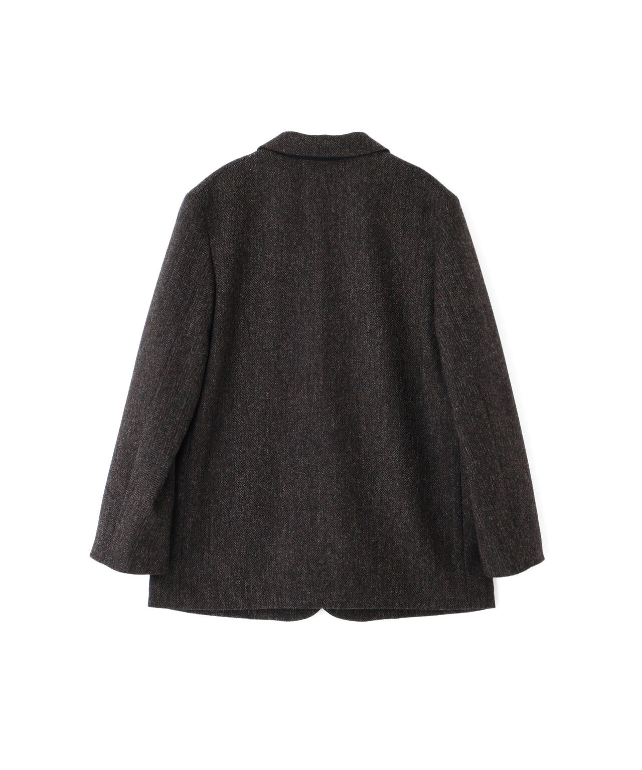 BROKEN WOOL HERRINGBONE JACKET