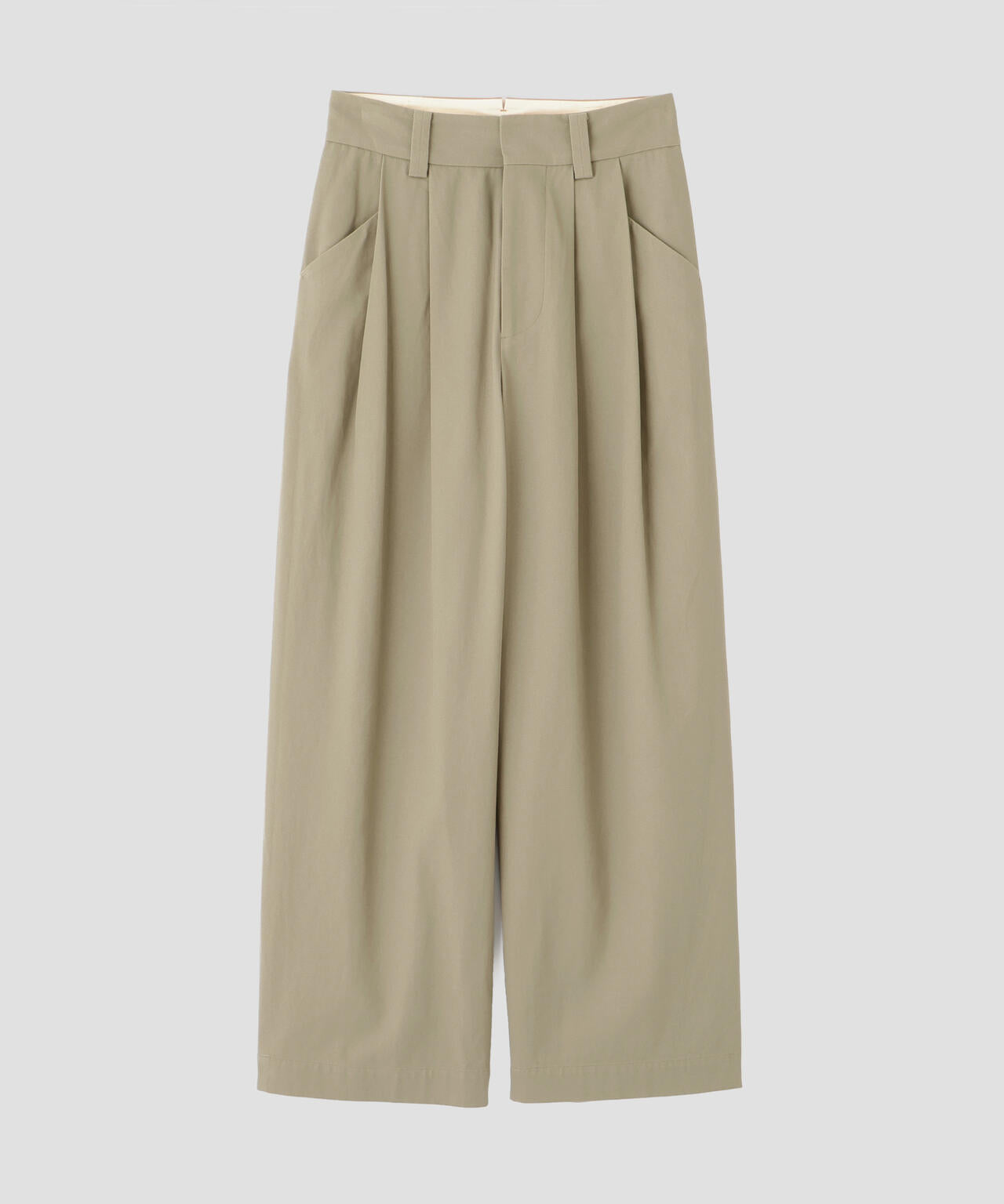 ORGANIC COTTON TWILL TROUSERS