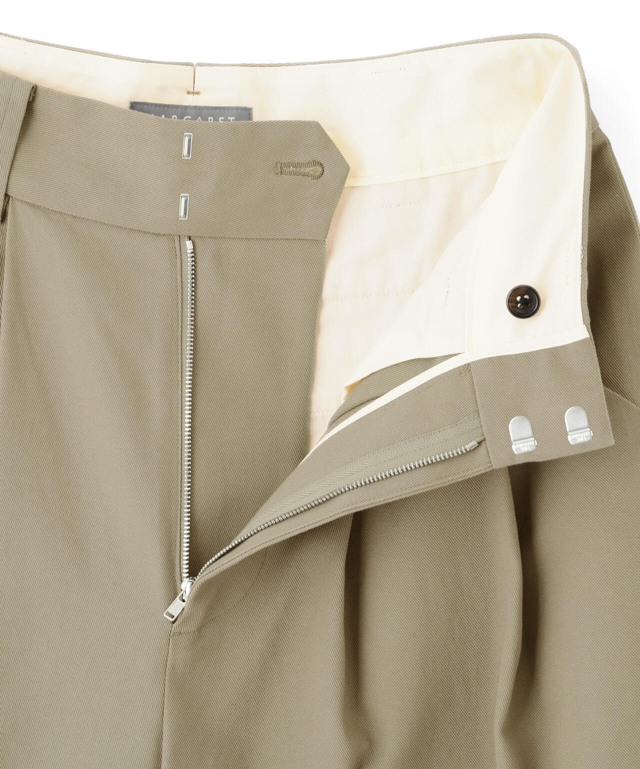 ORGANIC COTTON TWILL TROUSERS