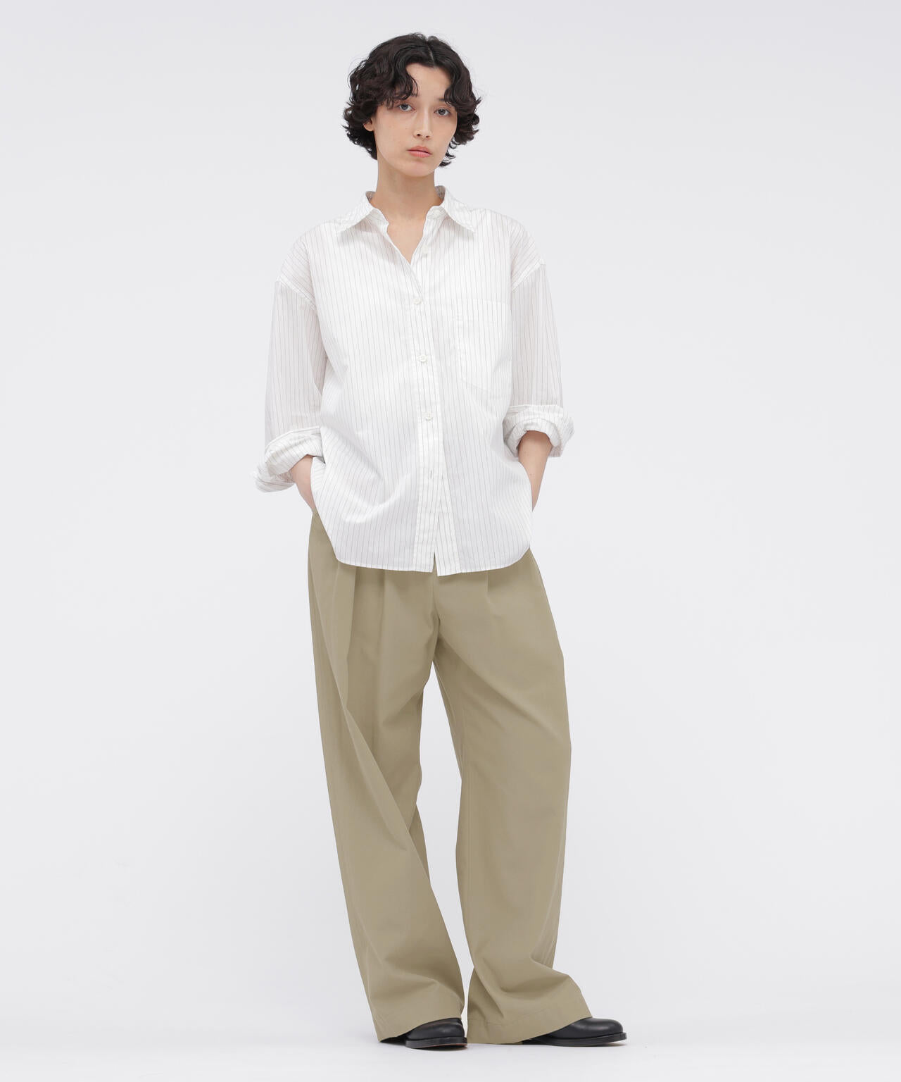 ORGANIC COTTON TWILL TROUSERS