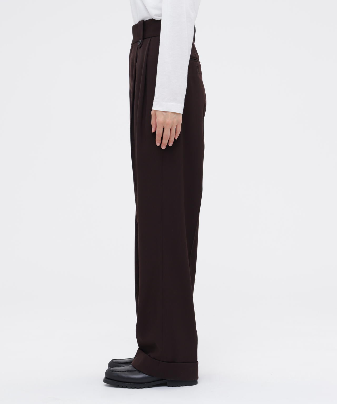 FLUID WOOL TROUSERS