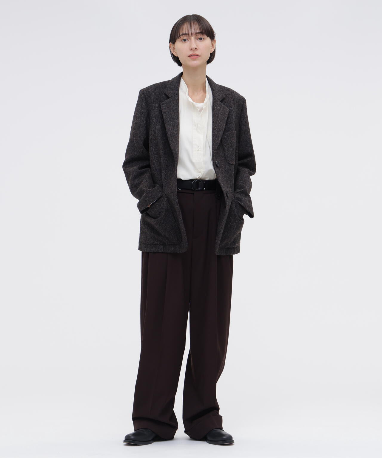 FLUID WOOL TROUSERS