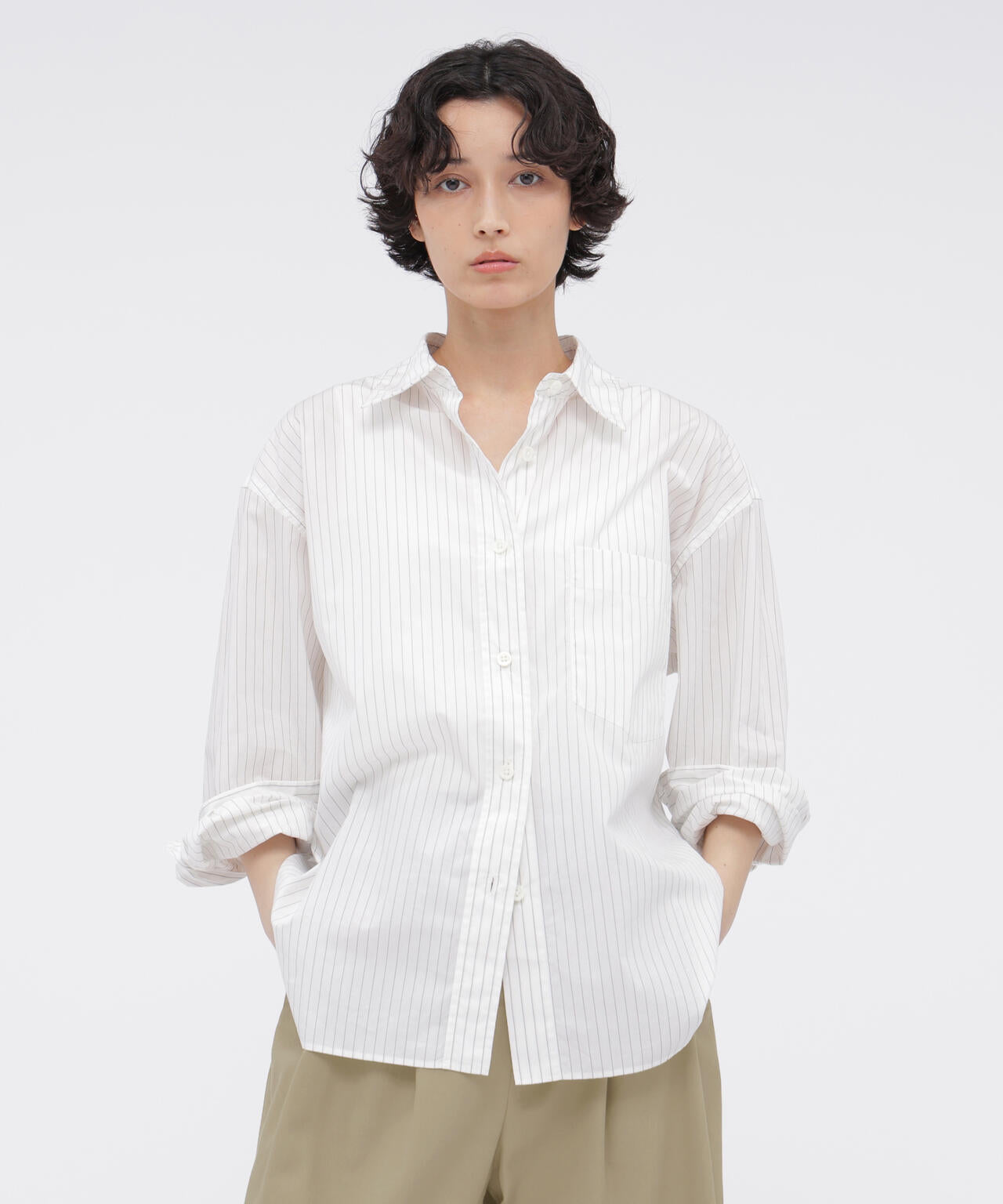 FINE COTTON STRIPE SHIRT