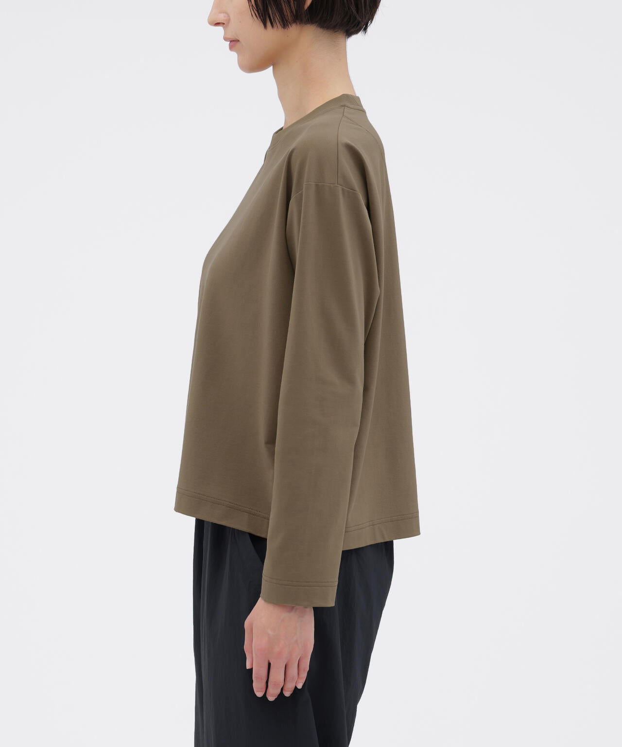 POLYESTER COTTON HIGH GAUGE PIQUE JERSEY TOP