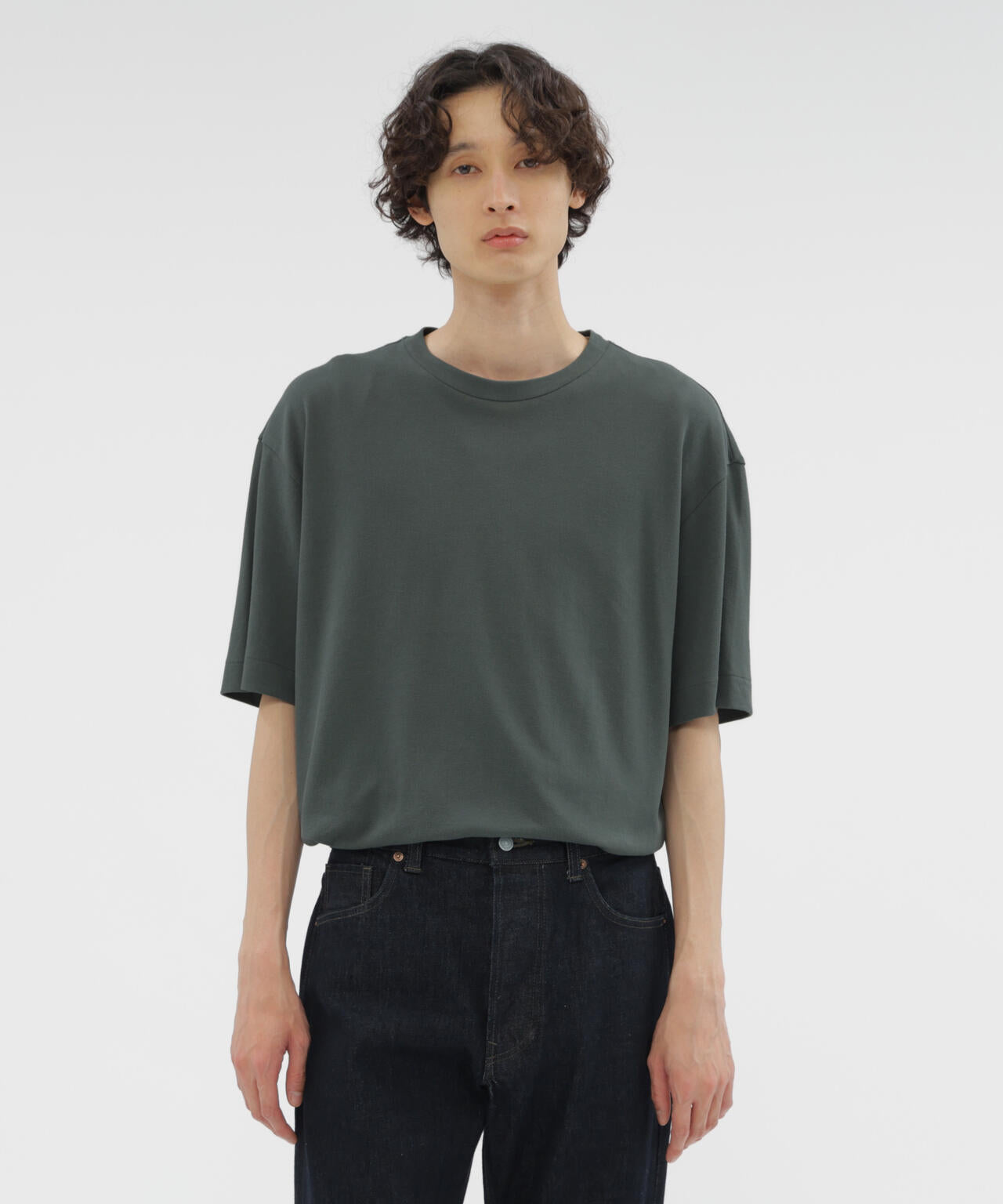 COTTON LINEN PIQUE TOP