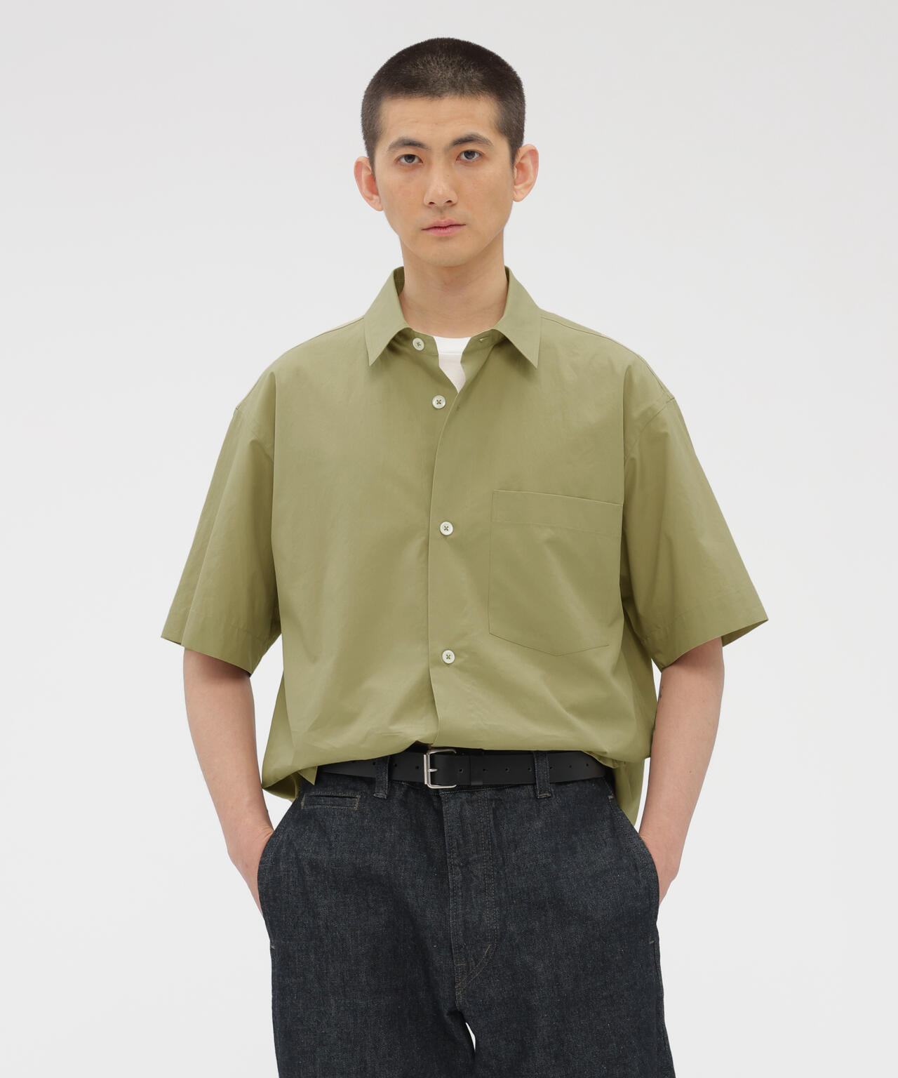 EGYPTIAN COTTON PLAINWEAVE SHIRT