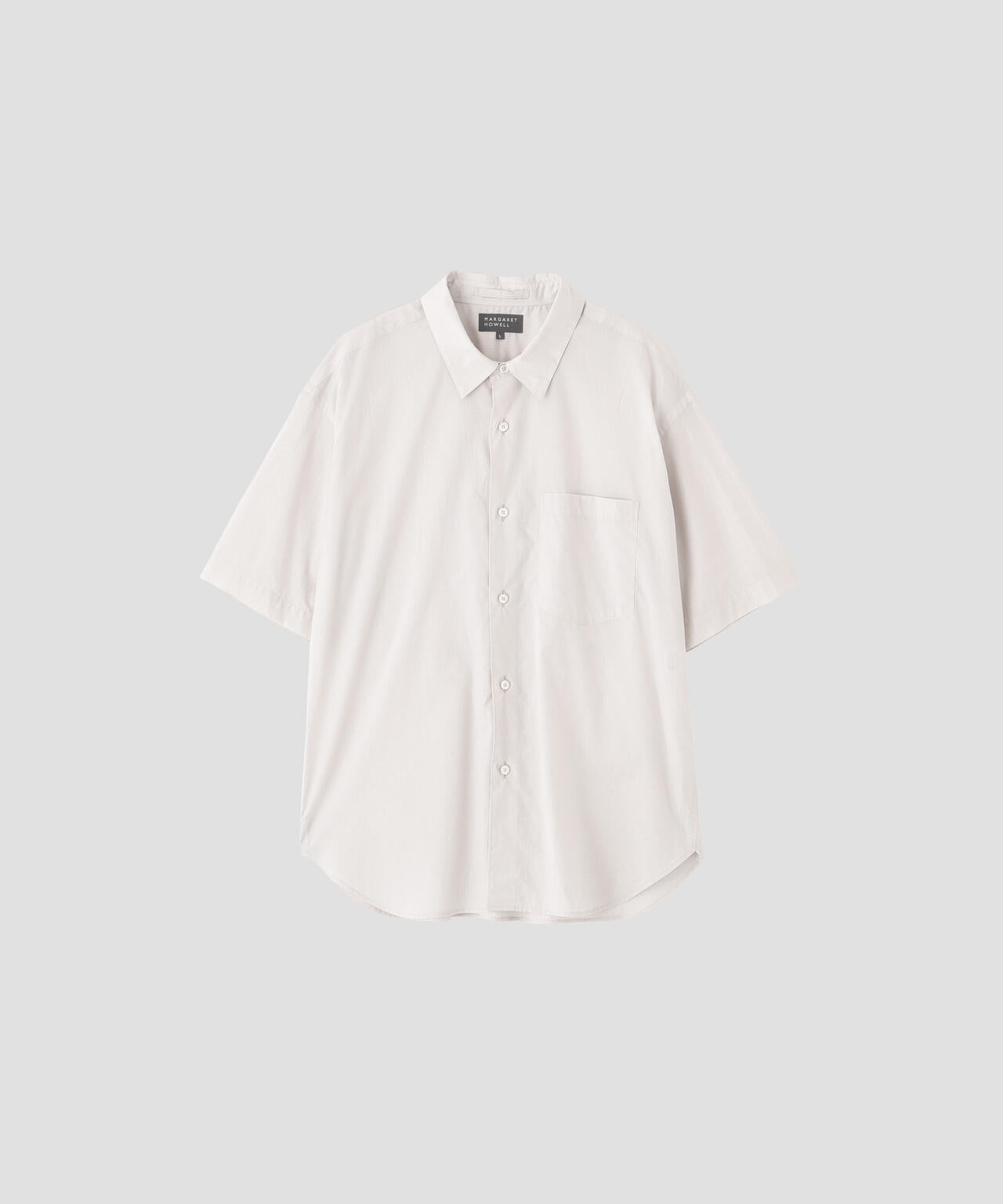 TONAL STRIPE COTTON POPLIN SHIRT