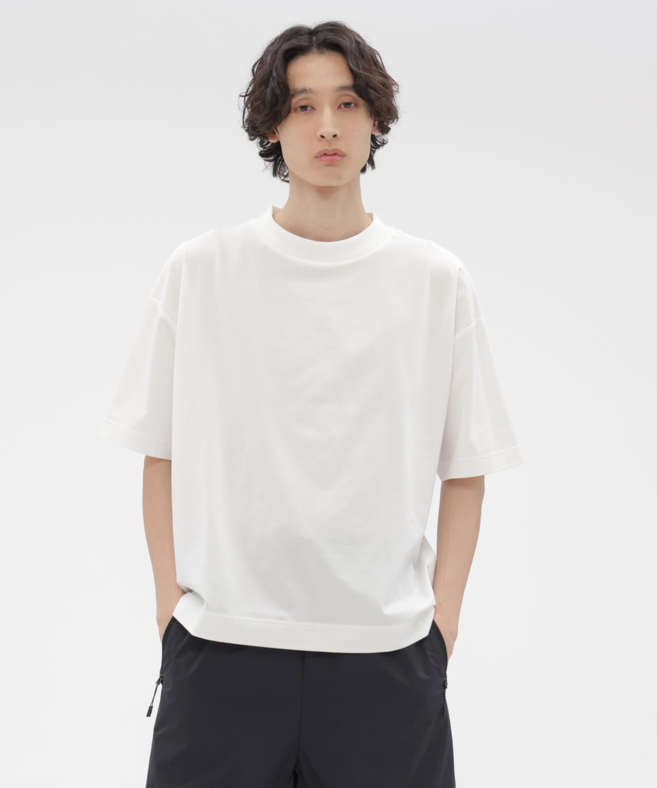 HIGHDENCE PIQUE JERSEY TOP