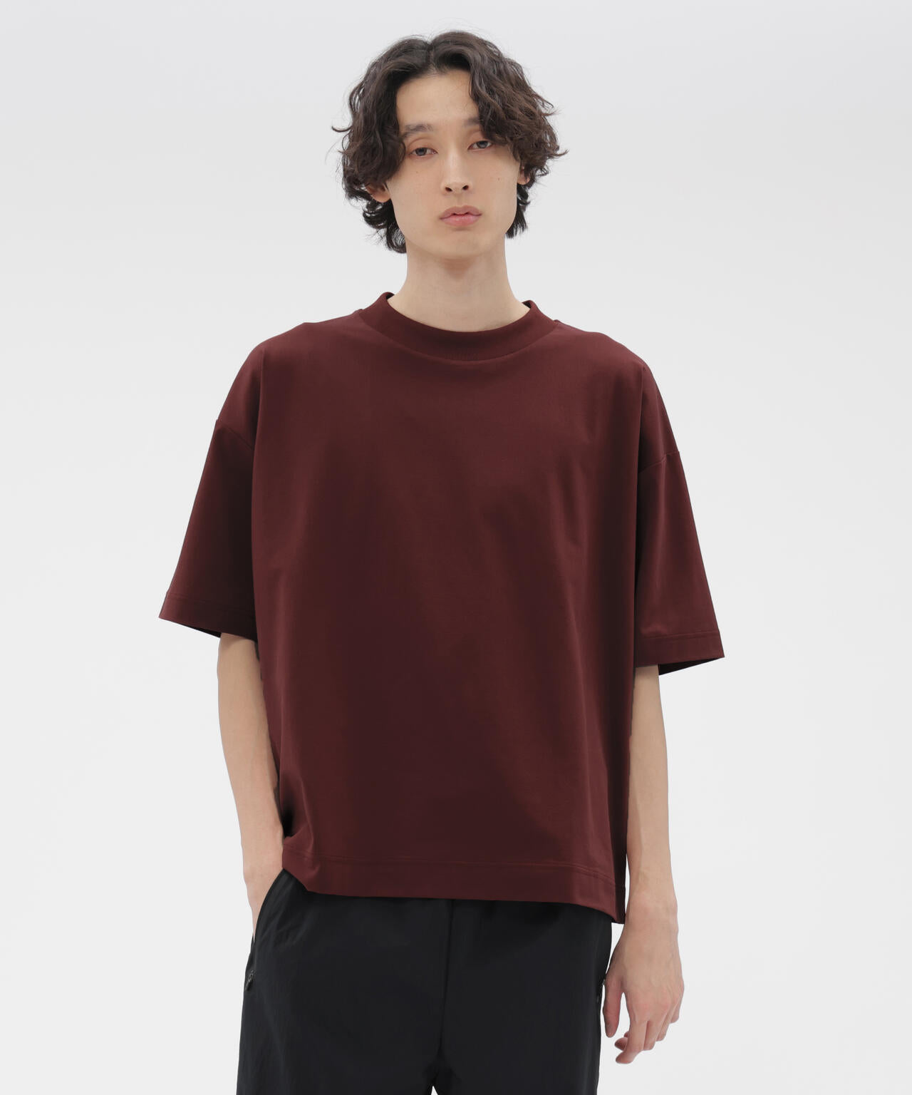 HIGHDENCE PIQUE JERSEY TOP