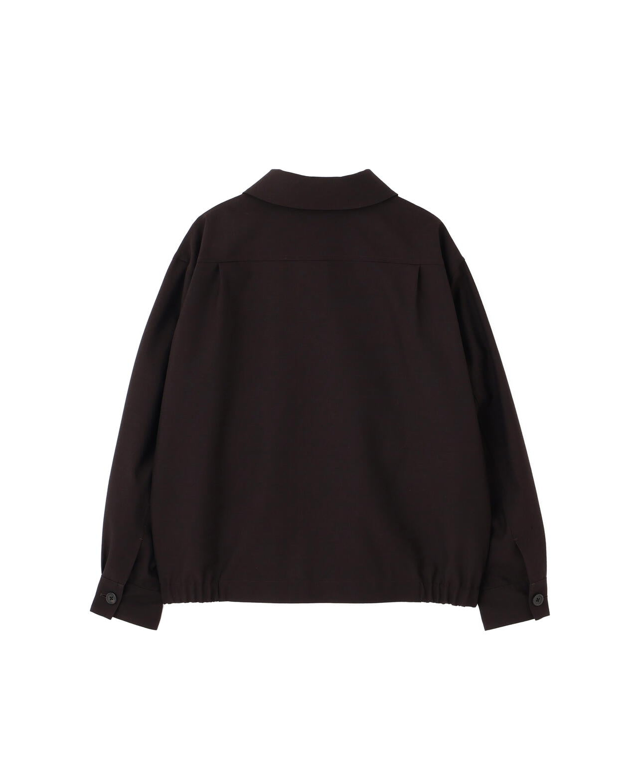 YARN DYE WOOL PLAINWEAVE BLOUSON