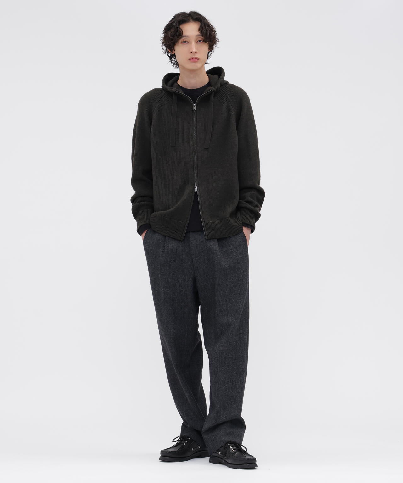 WOOL PRINCE OF WALES TROUSERS