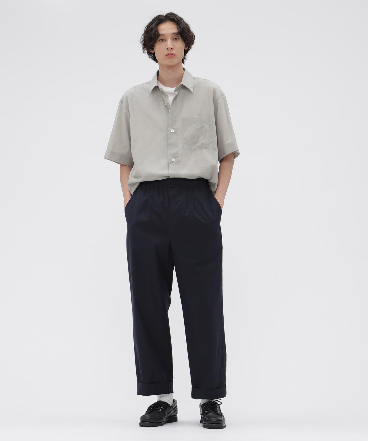 COTTON WOOL VOILE SHIRT
