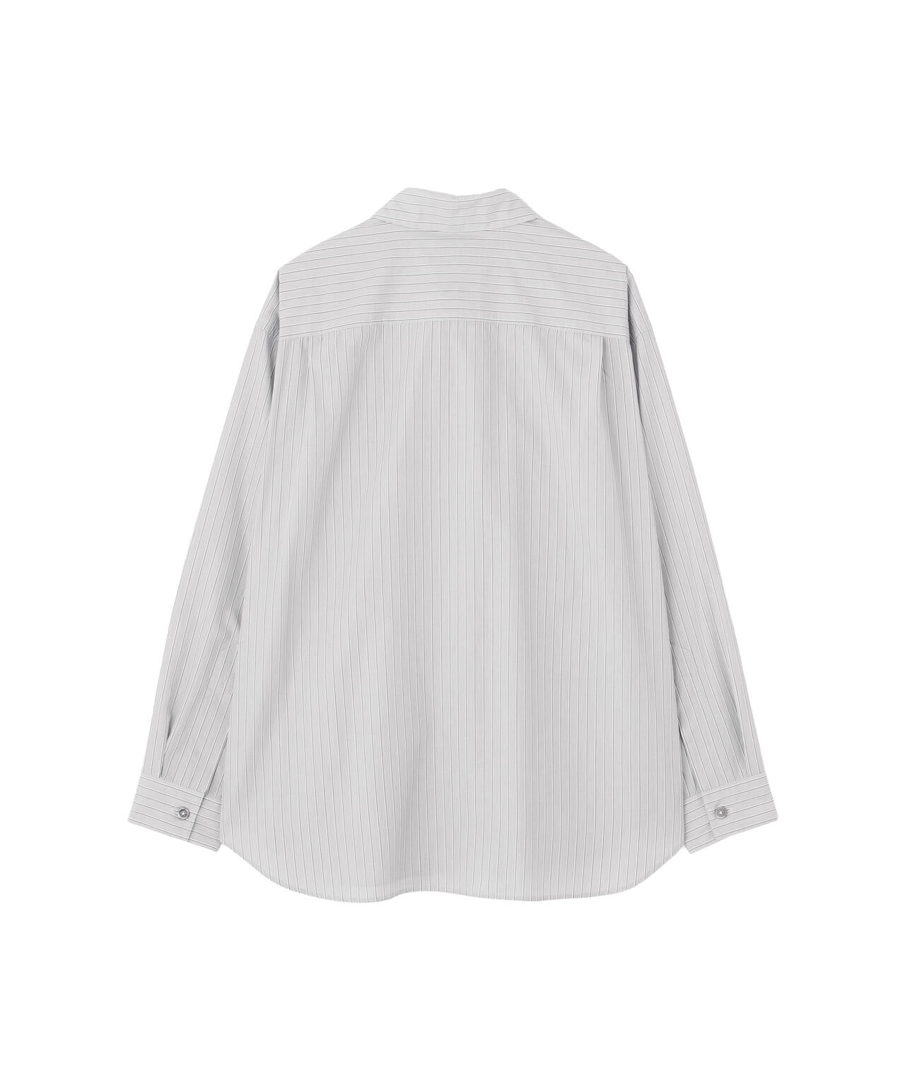COTTON SILK STRIPE SHIRT