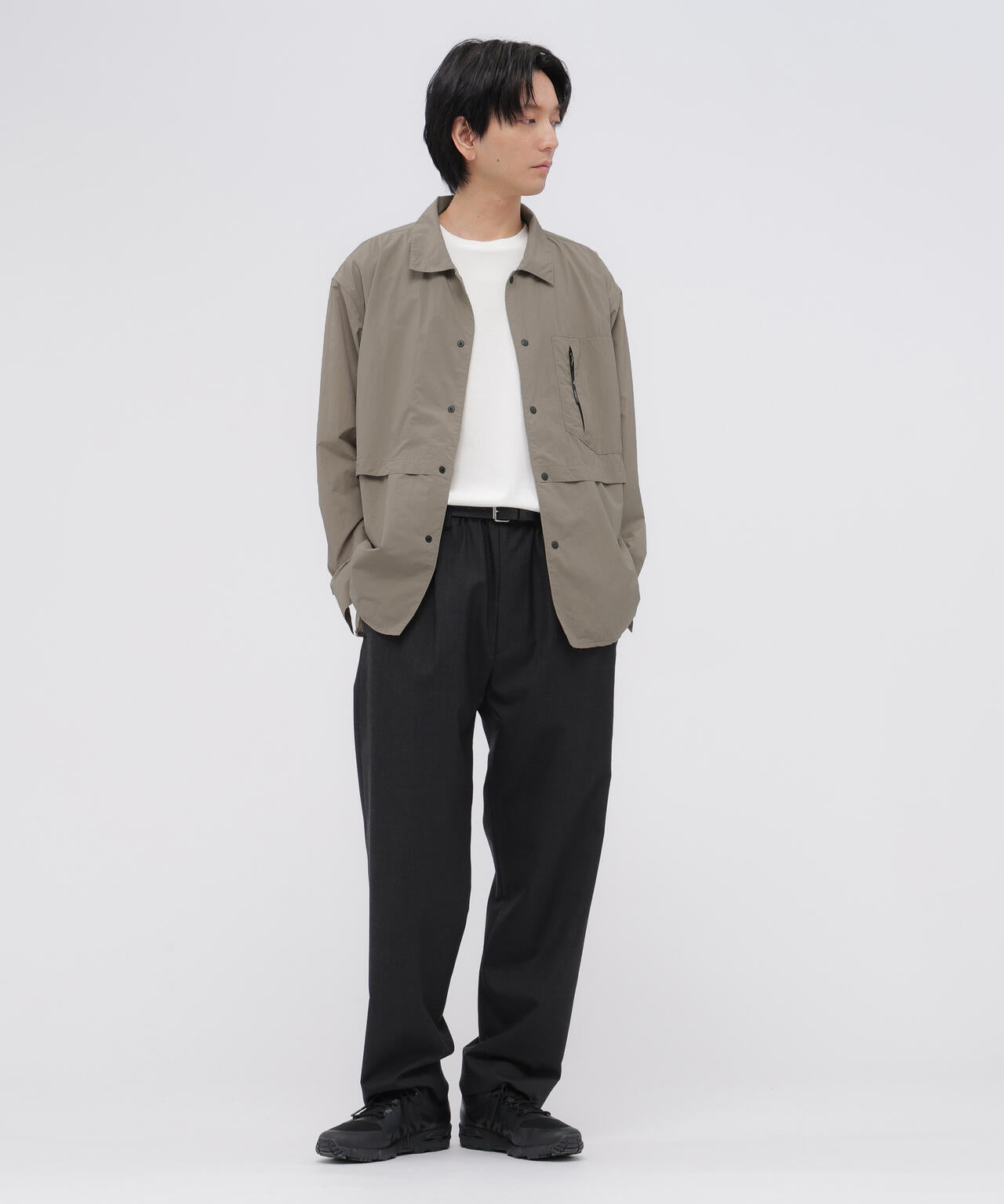 RECYCLED TASLAN NYLON TAFFETA SHIRT
