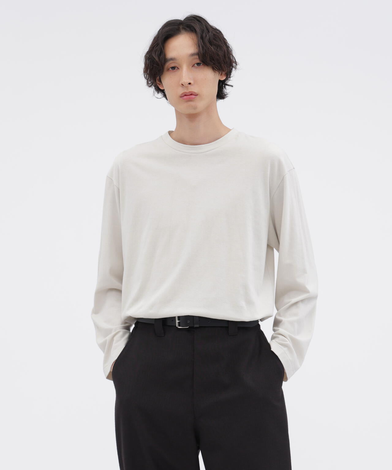 PLAIN COTTON JERSEY TOP