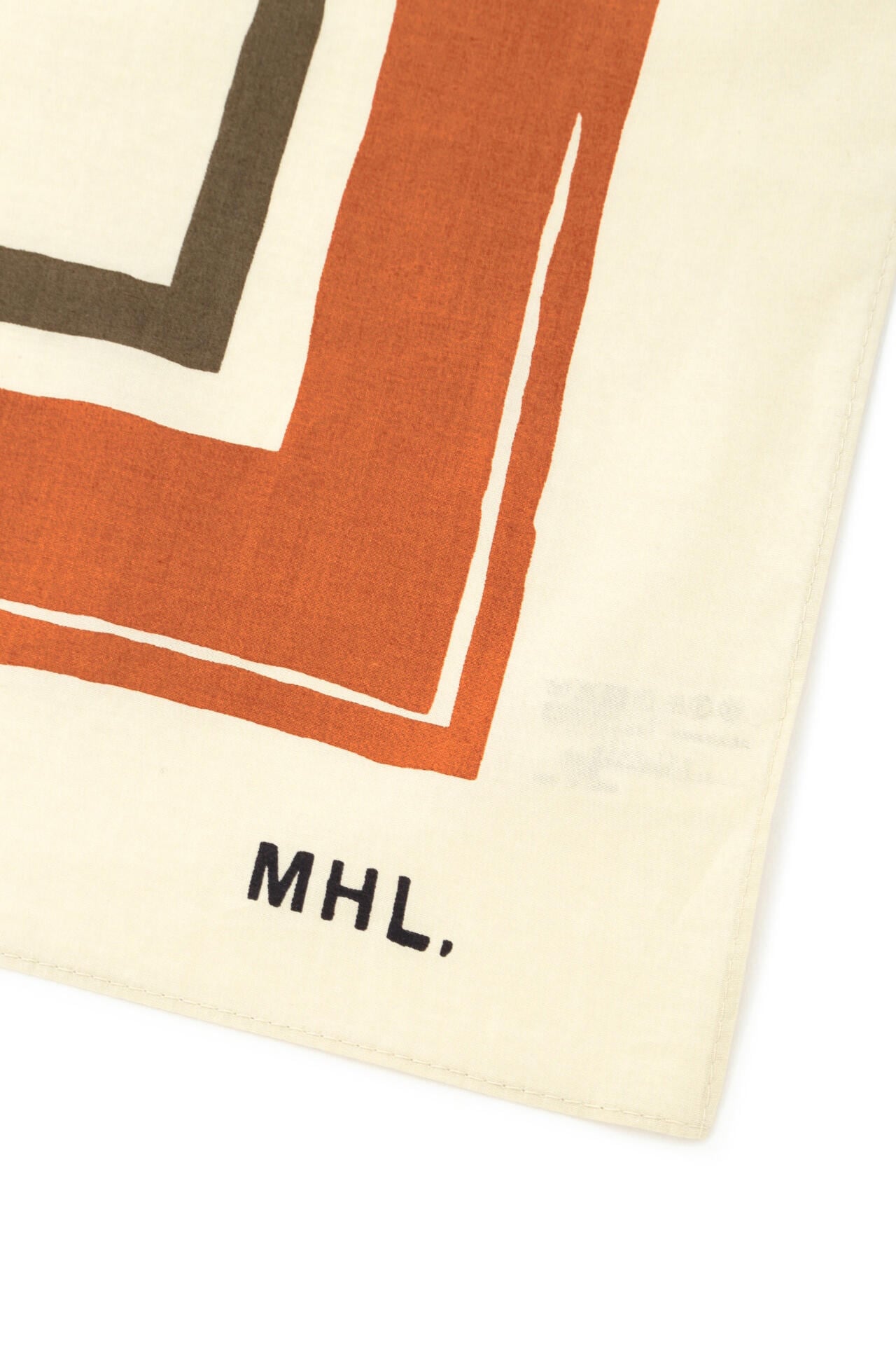 MHL PRINTED BORDER SCARF