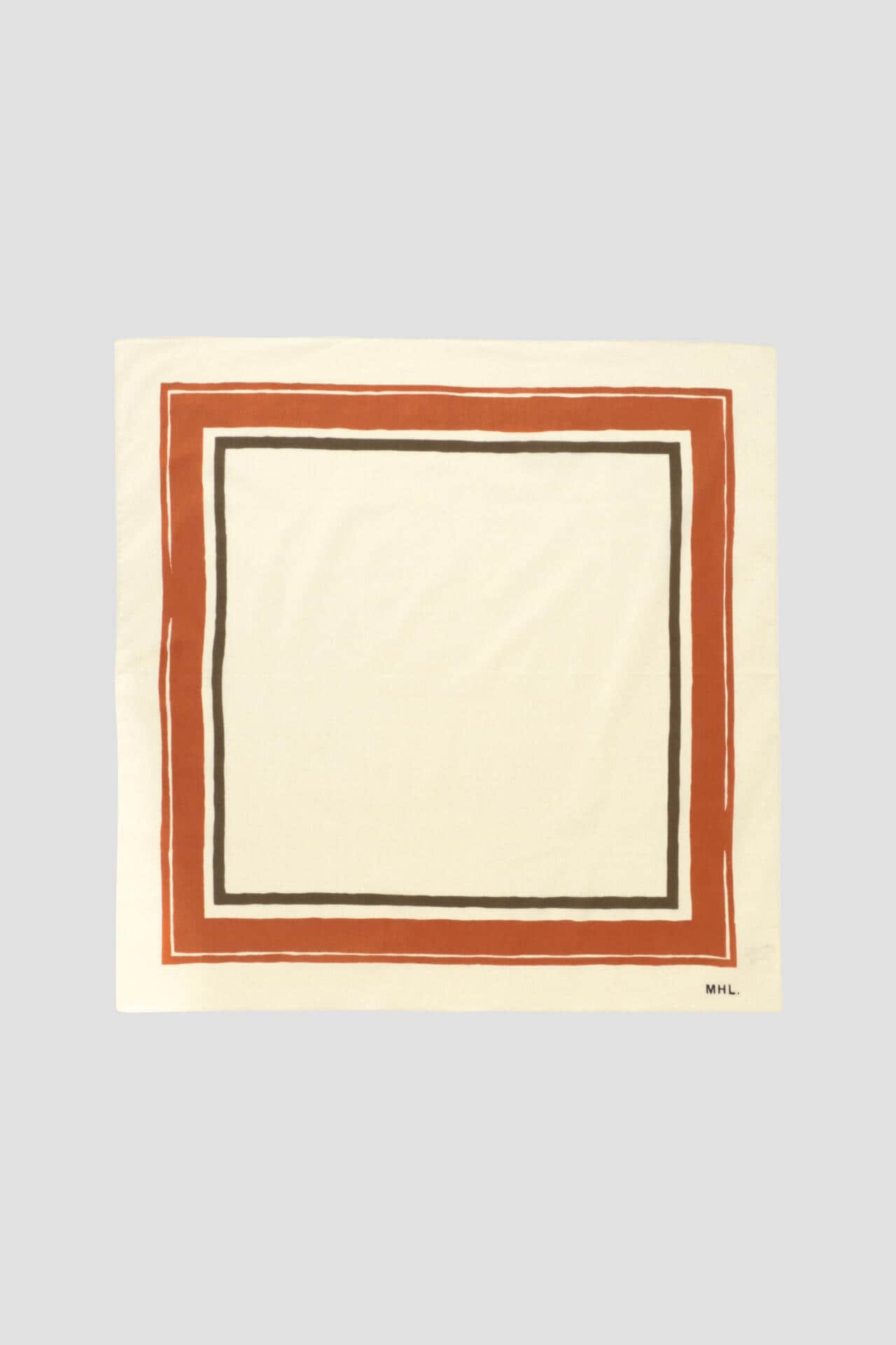 MHL PRINTED BORDER SCARF