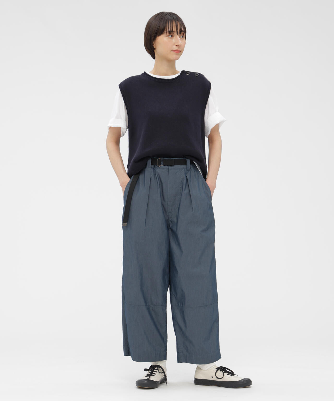 SUPERLIGHT COTTON NYLON TROUSERS