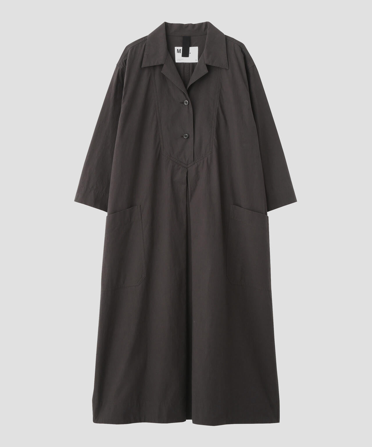 WASHED COTTON POPLIN DRESS