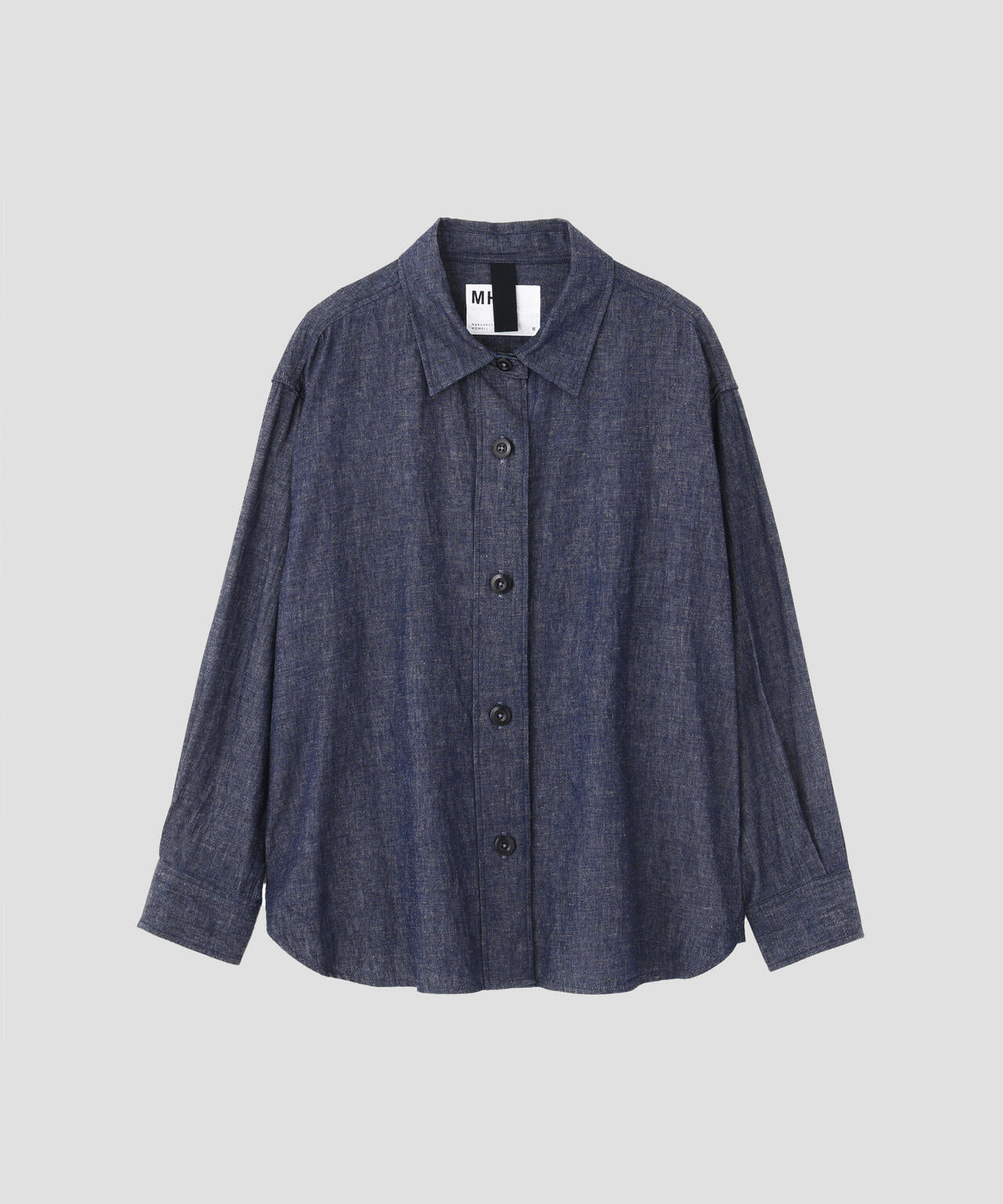 COTTON LINEN DENIM SHIRT