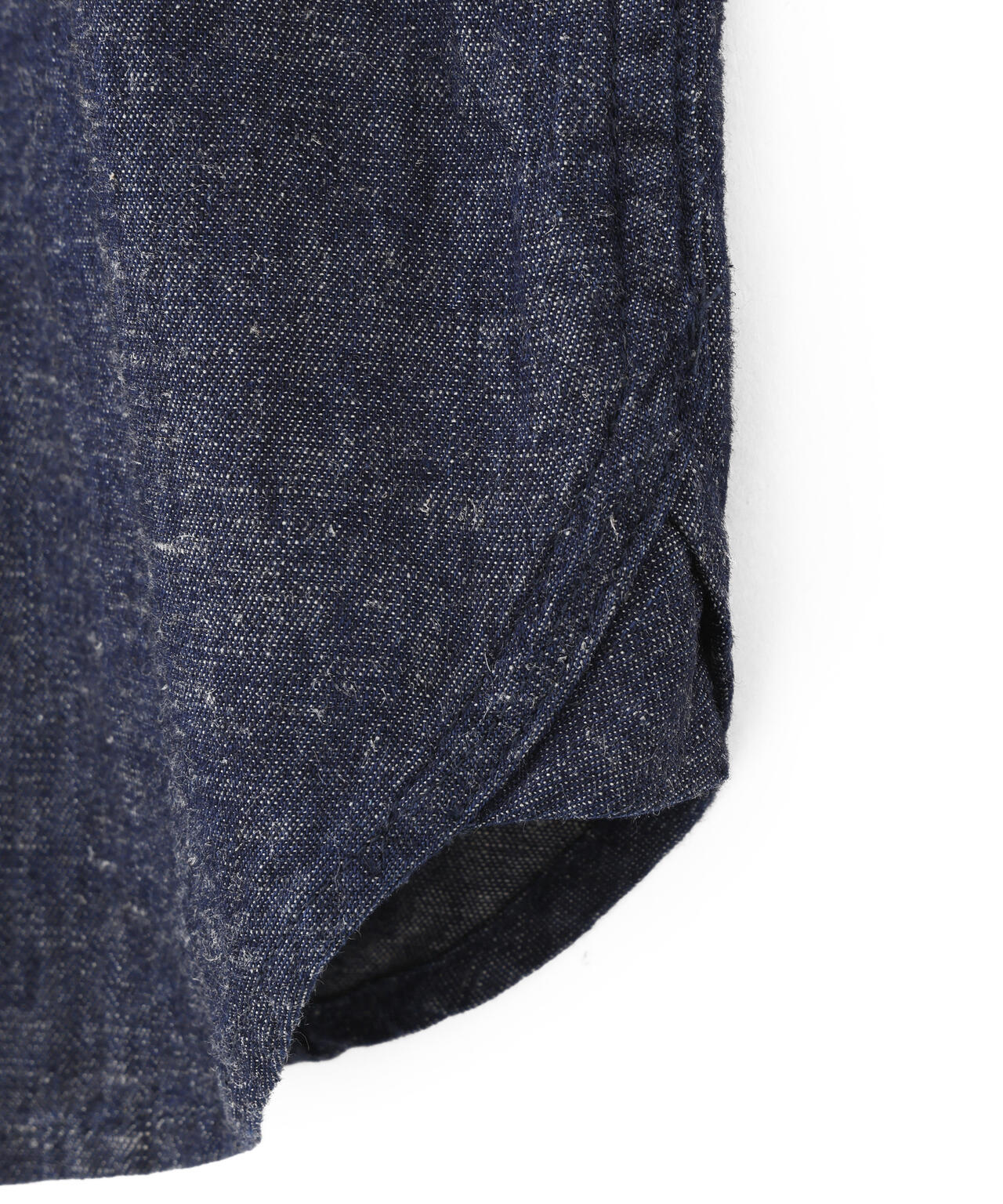 COTTON LINEN DENIM SHIRT