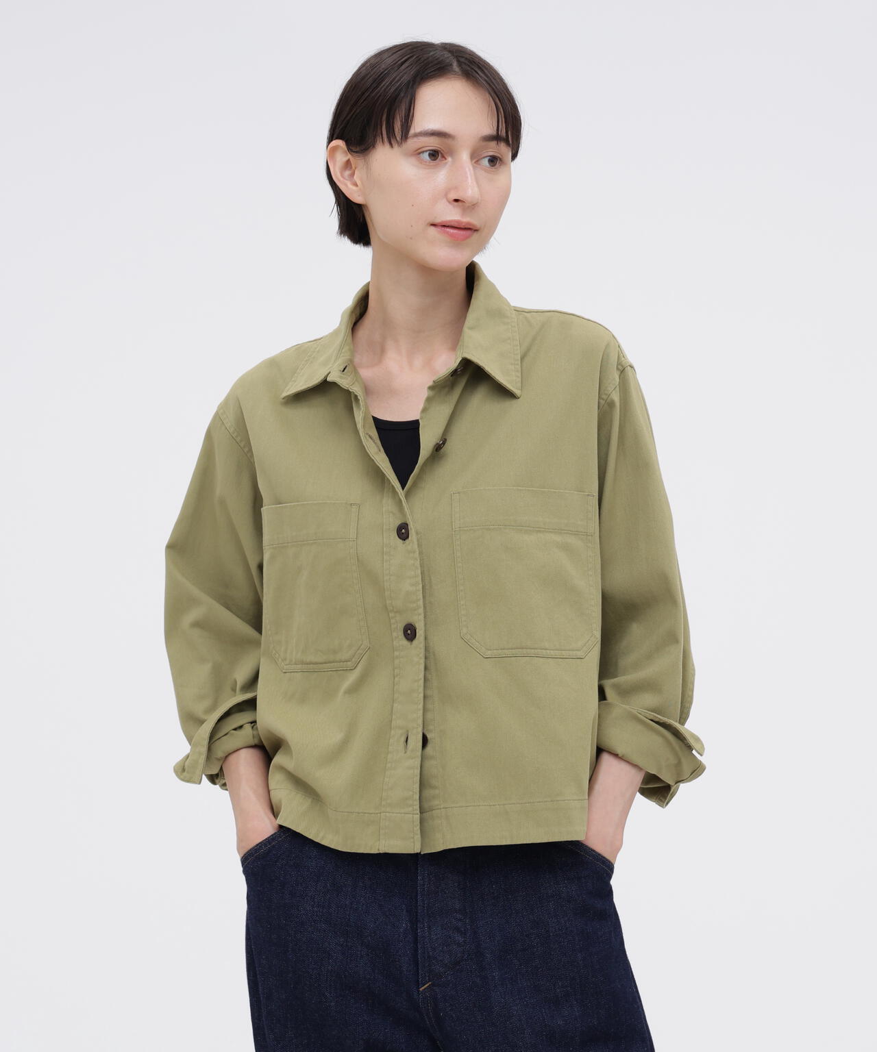 FINE COTTON CHINO TWILL SHIRT