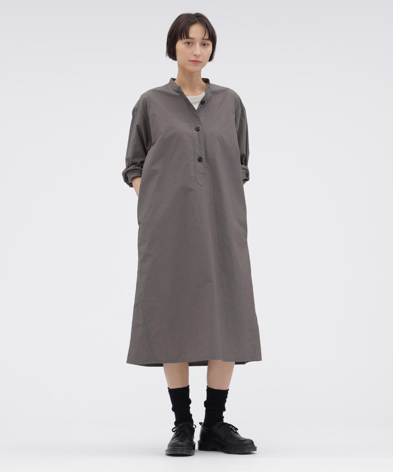 END ON END WEAVE COTTON DRESS