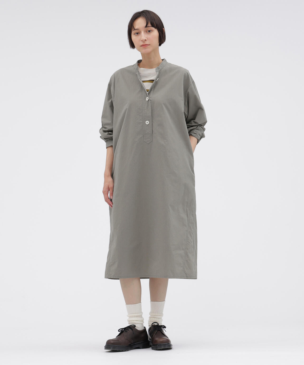 END ON END WEAVE COTTON DRESS