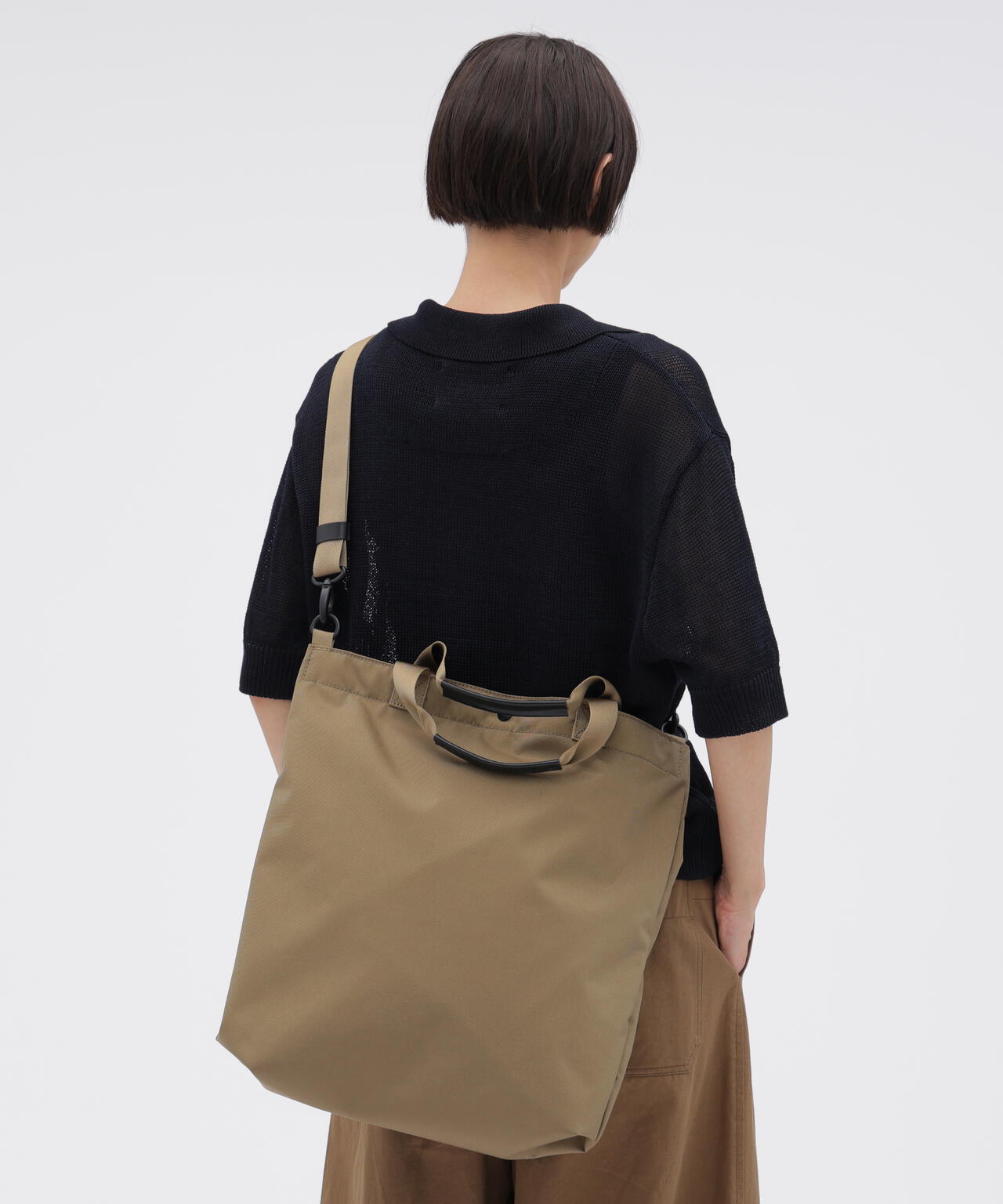 NYLON CANVAS TOTE BAG