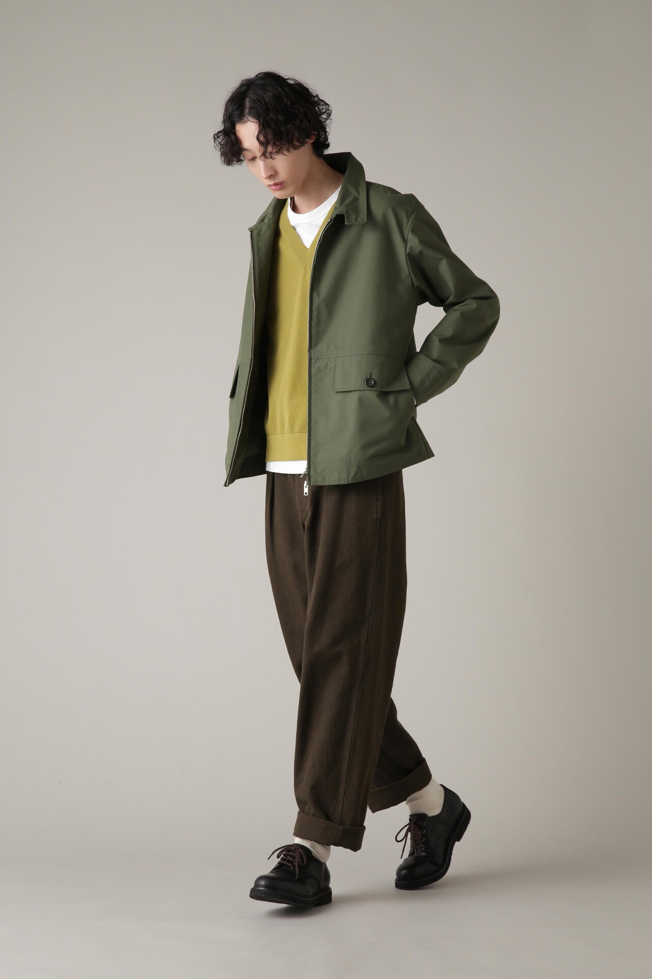 WORN LINEN COTTON DRILL