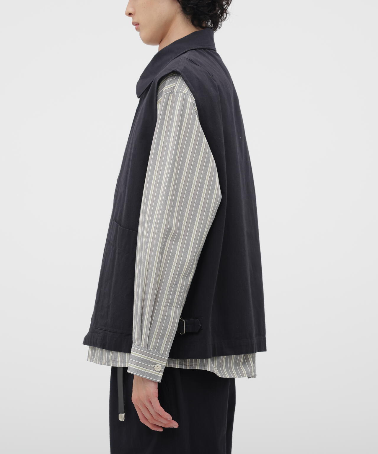 FADED COTTON TWILL BLOUSON