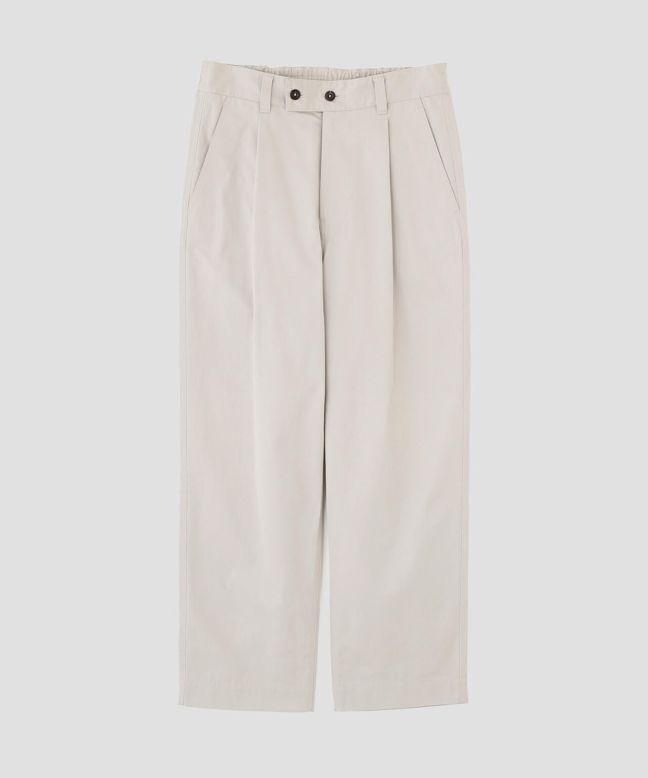 WASHED CHINO COTTON TROUSERS