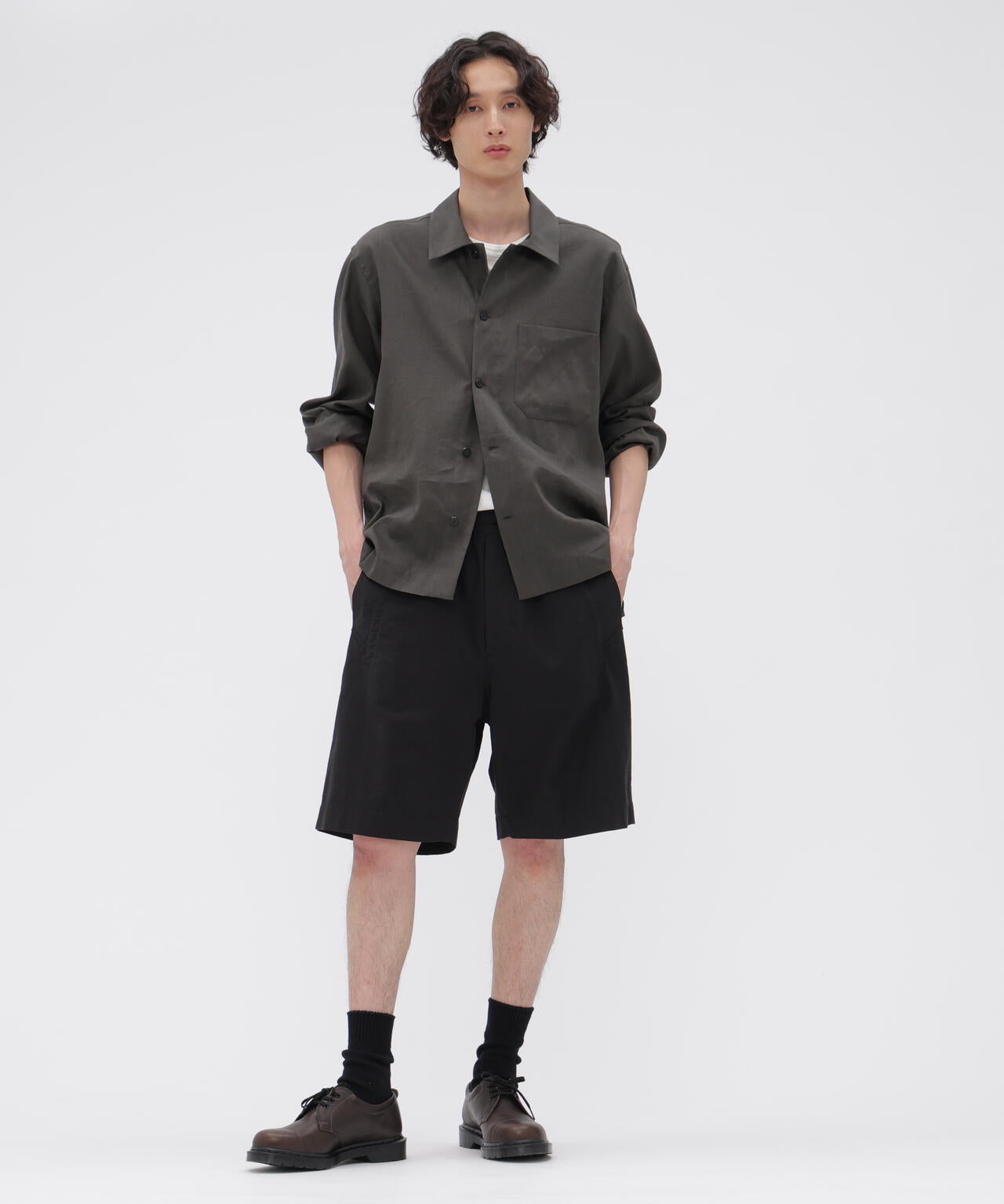 LIGHTWEIGHT COTTON NYLON TWILL TROUSERS