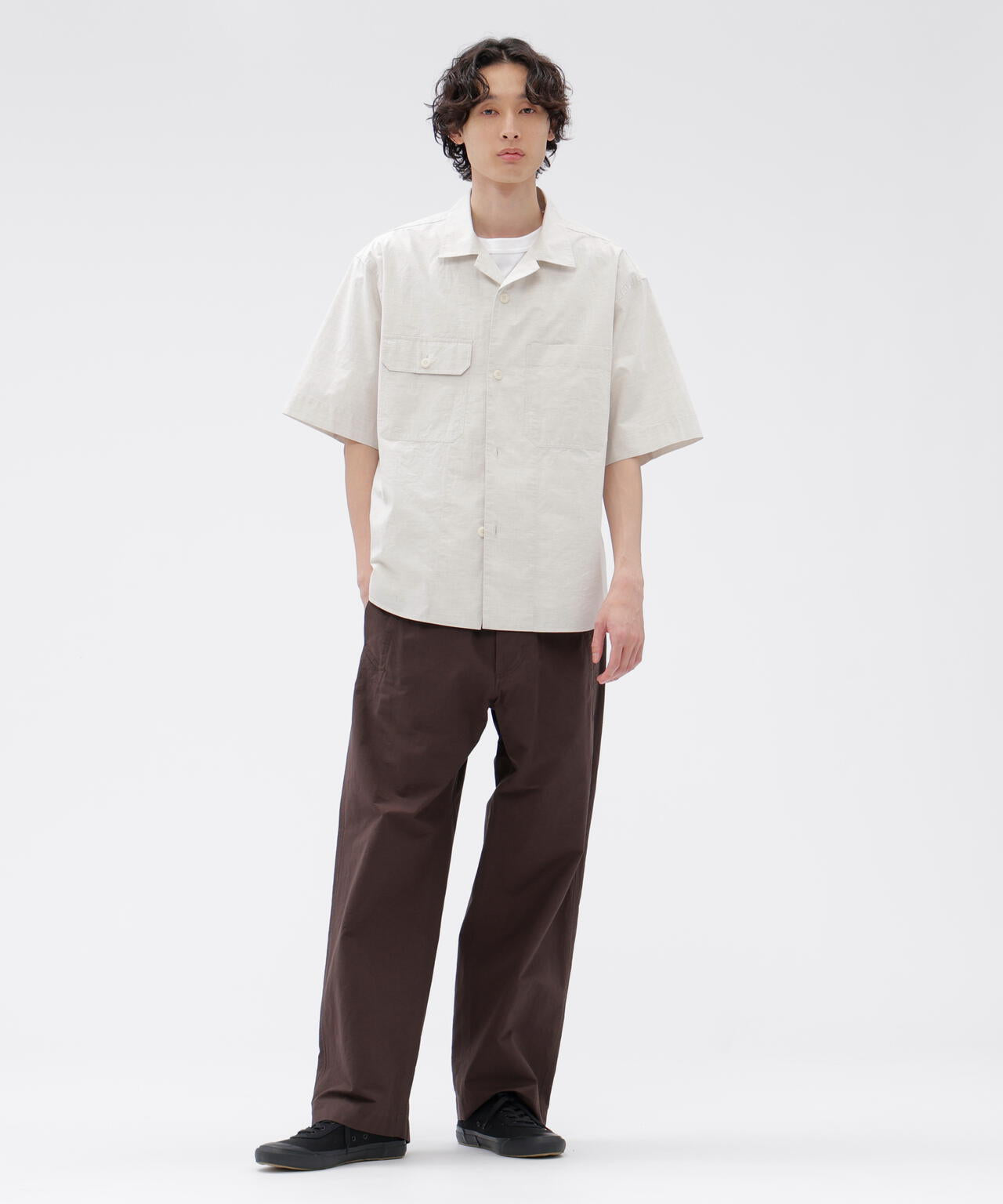 HIGHCOUNT TOP DYED COTTON SHIRT