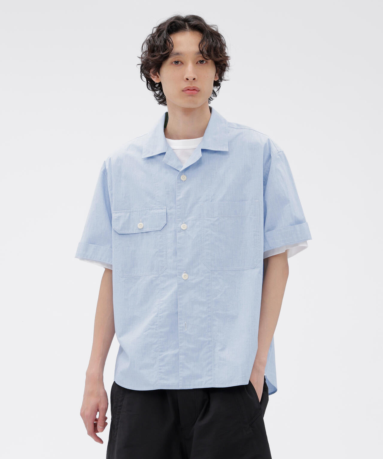 HIGHCOUNT TOP DYED COTTON SHIRT