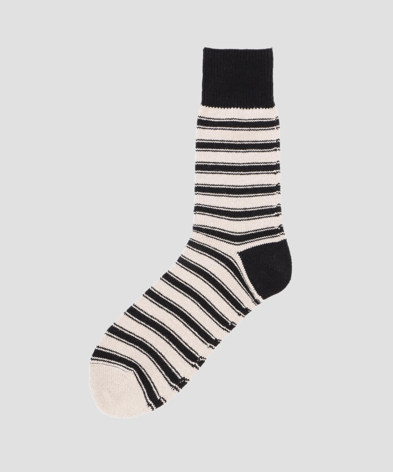 MEN NARROW STRIPE COTTON SOCKS