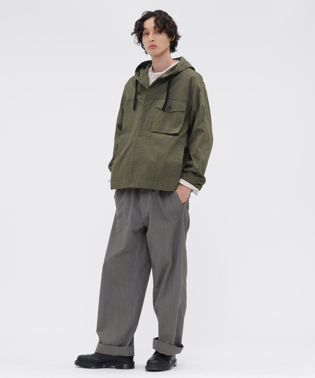 UTILITY COTTON NYLON TWILL BLOUSON