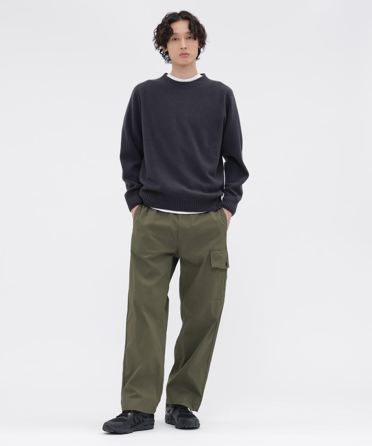 UTILITY COTTON NYLON TWILL TROUSERS