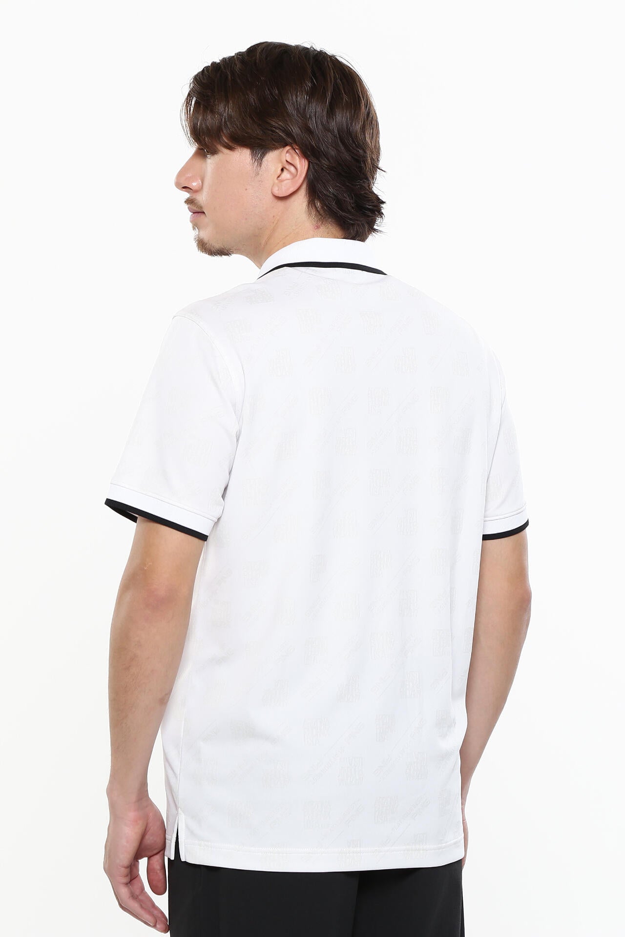 【PING APPAREL】バイアスロゴジャガード 半袖ポロシャツ <PERFORMANCE> (MENS)