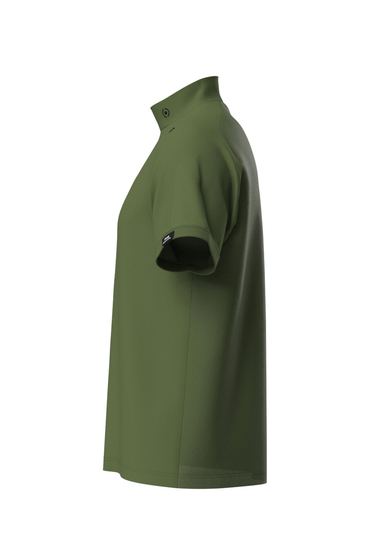 【PING APPAREL】メッシュパネルジャガード半袖ハイネックカットソー <PERFORMANCE> (MENS)