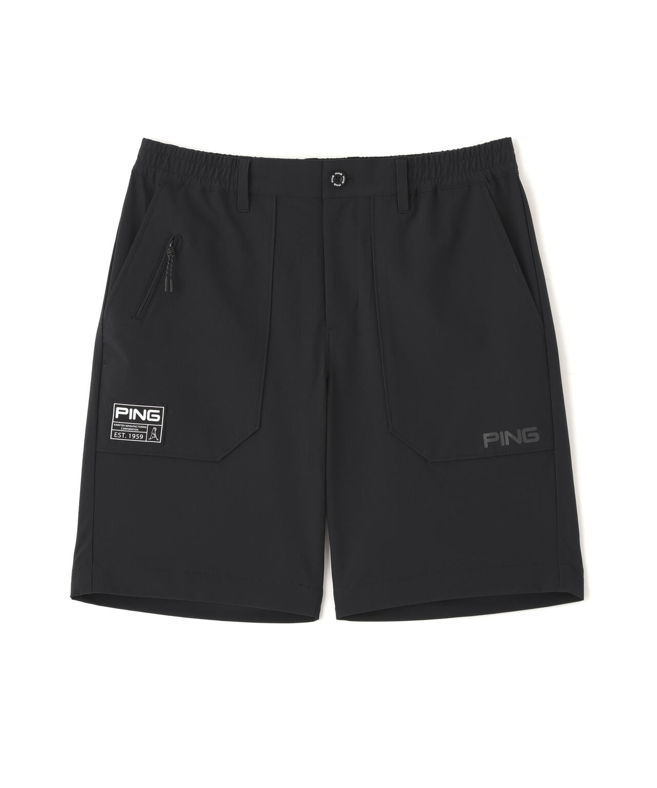 【PING APPAREL】全方向ストレッチドライタッチリップストップショートパンツ <GOLD> (MENS)