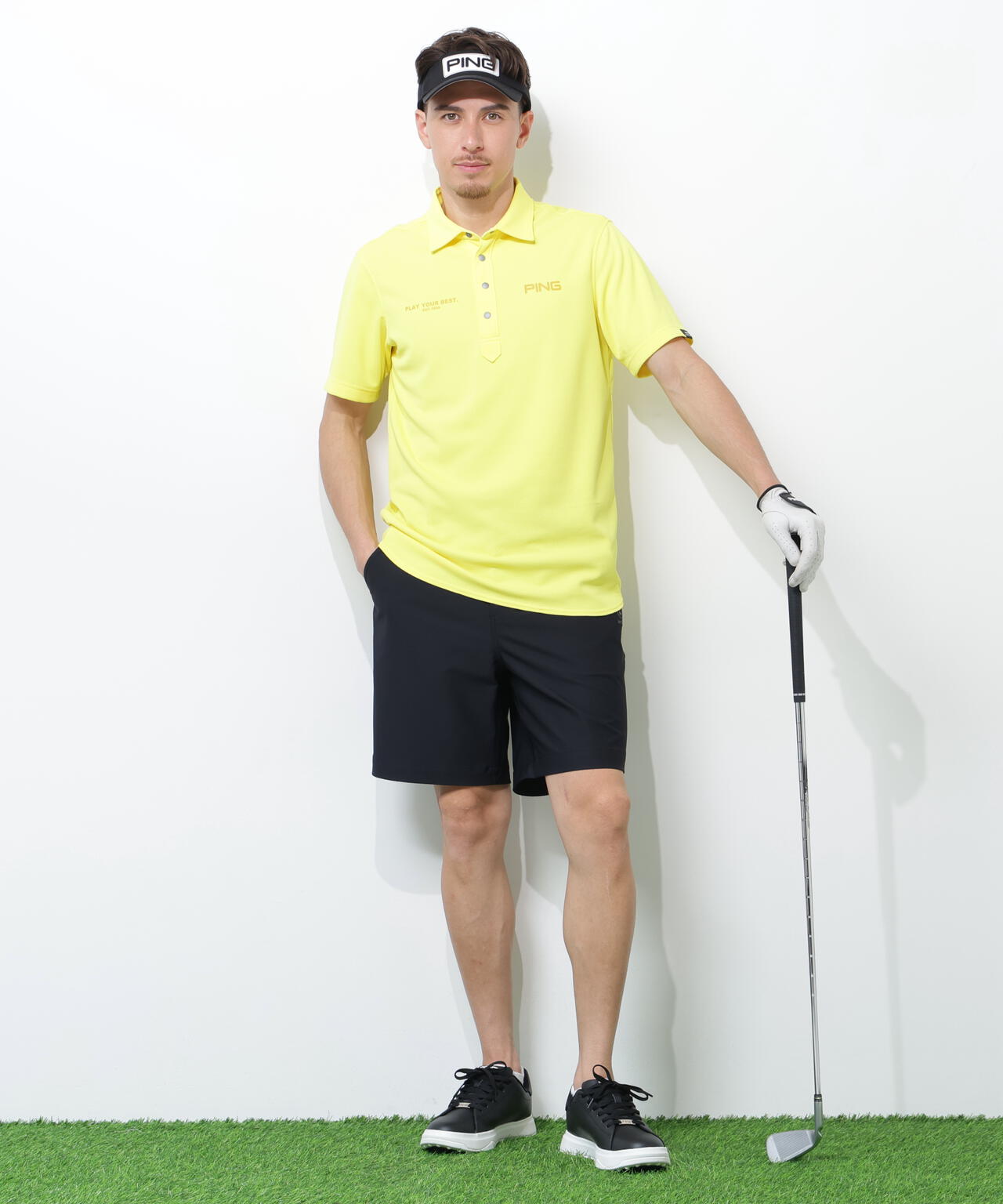 【PING APPAREL】ストレッチドビーショートパンツ <PERFORMANCE> (MENS)