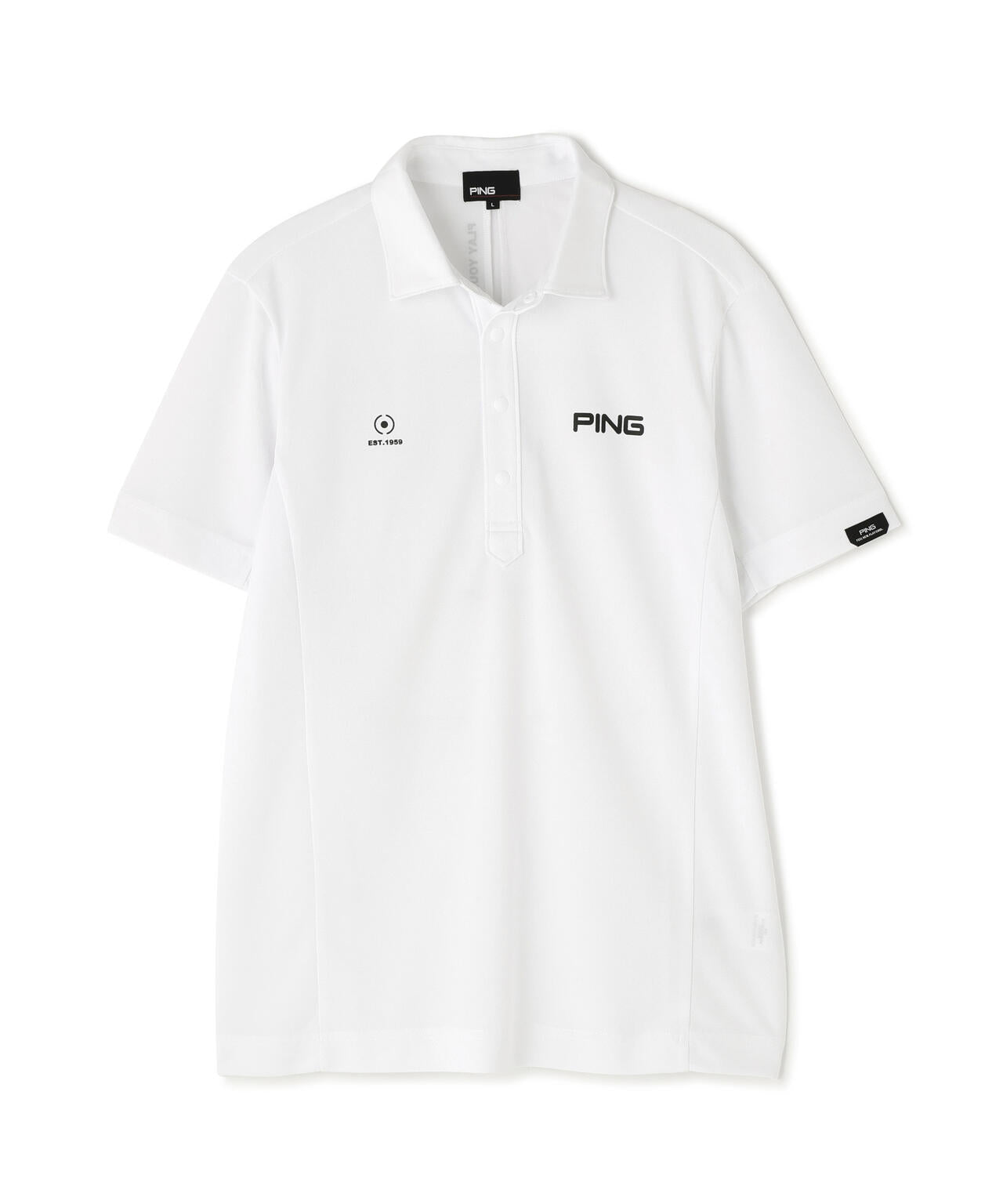 【PING APPAREL】エアロクールカノコ半袖ポロシャツ <PERFORMANCE> (MENS)