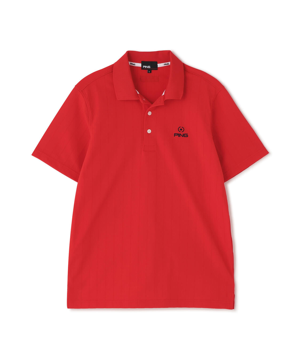 【PING APPAREL】EPIX変形ストレッチカノコ半袖ポロシャツ <NAITVE> (MENS)