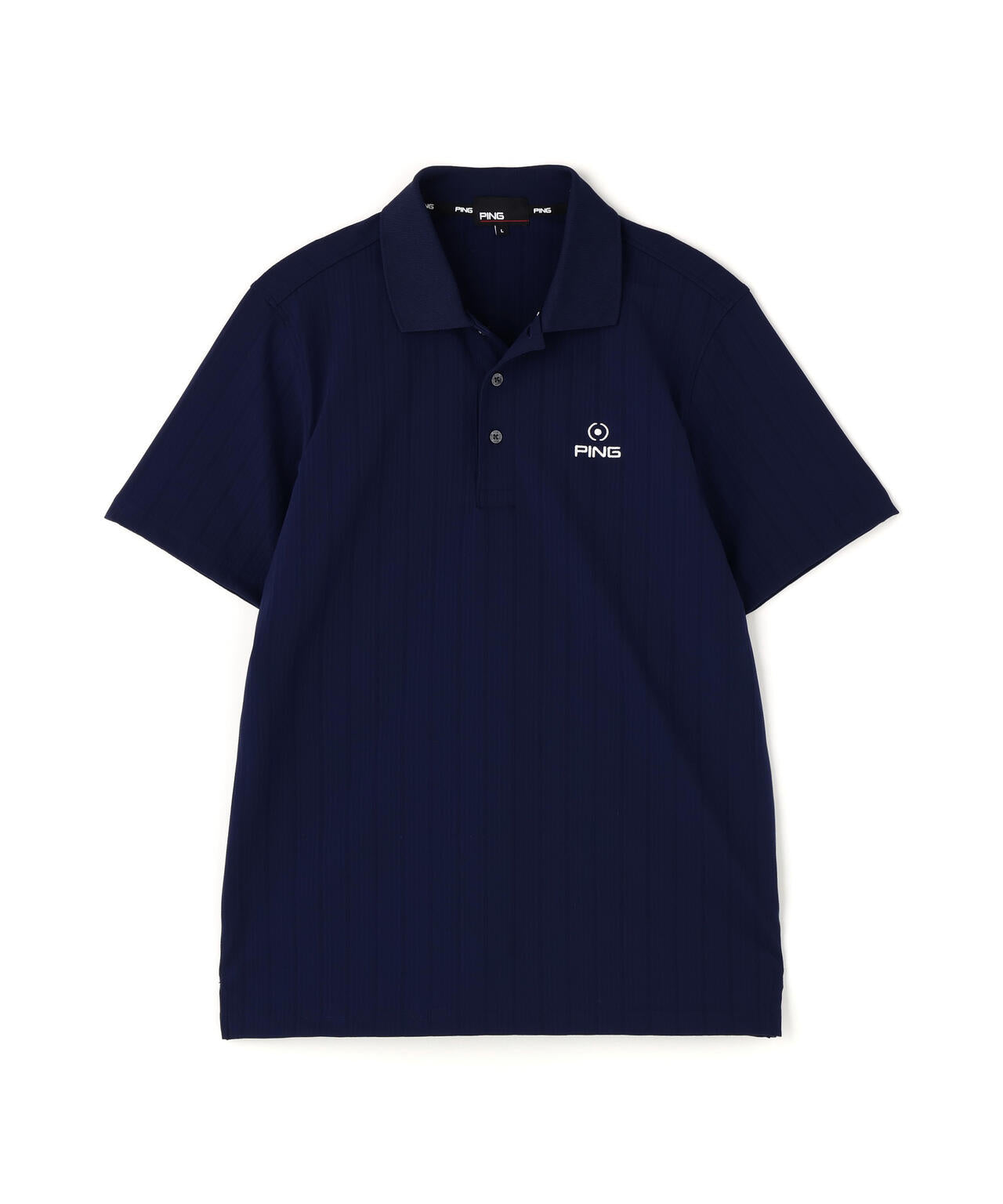 【PING APPAREL】EPIX変形ストレッチカノコ半袖ポロシャツ <NAITVE> (MENS)