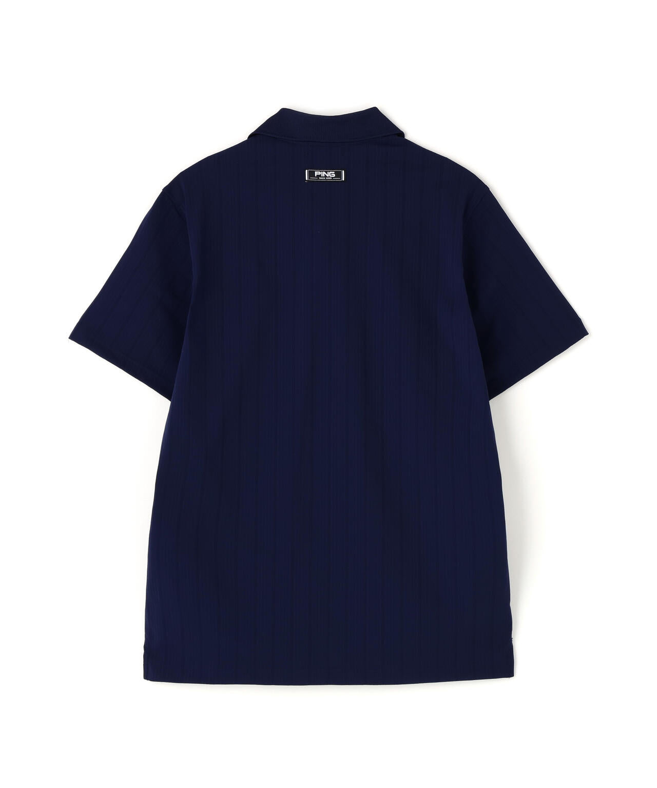 【PING APPAREL】EPIX変形ストレッチカノコ半袖ポロシャツ <NAITVE> (MENS)