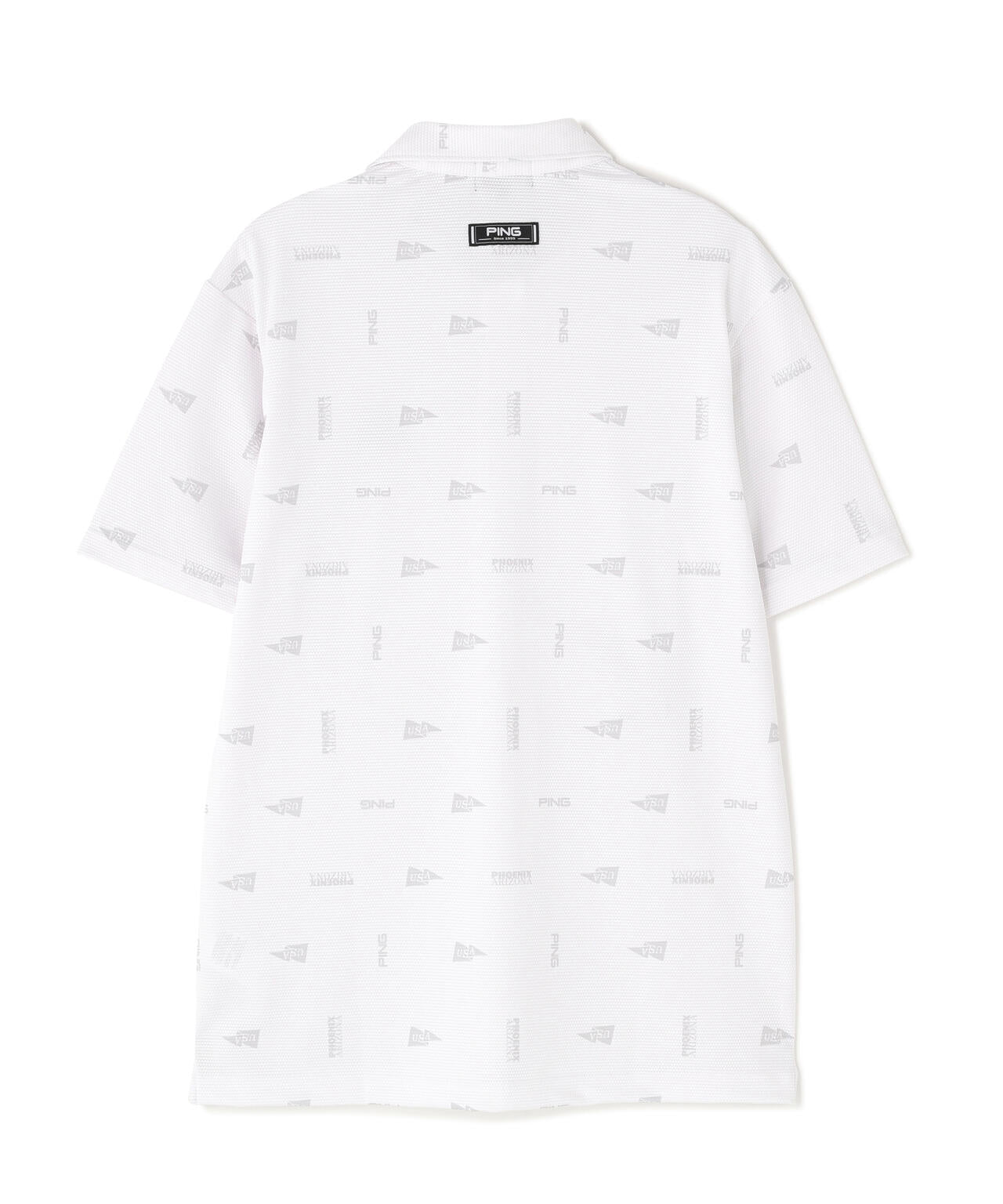 【PING APPAREL】ストレッチミニポップコーン半袖ポロシャツ <NATIVE> (MENS)