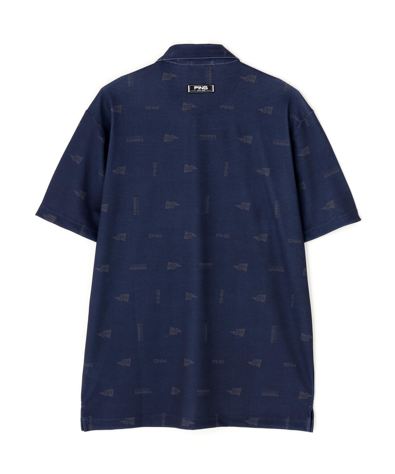 【PING APPAREL】ストレッチミニポップコーン半袖ポロシャツ <NATIVE> (MENS)