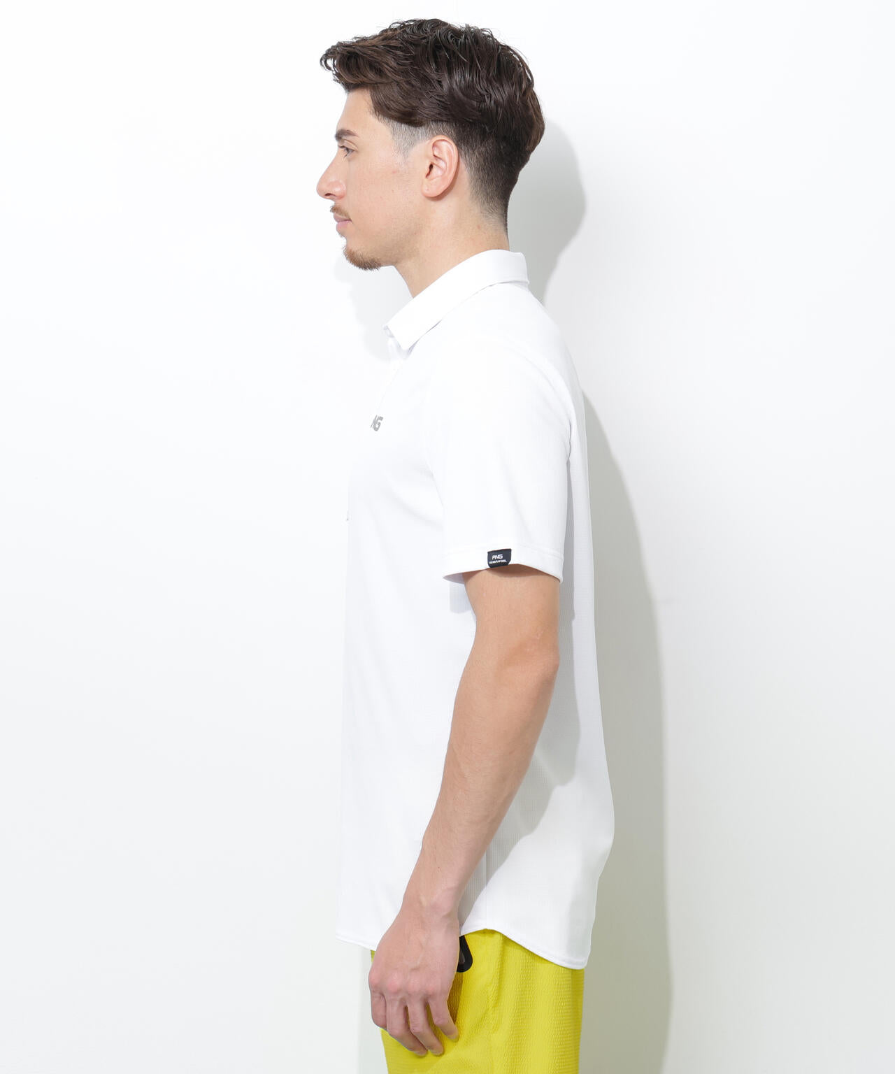 【PING APPAREL】アセイヤーン裏ワッフル半袖ポロシャツ <PERFORMANCE> (MENS)